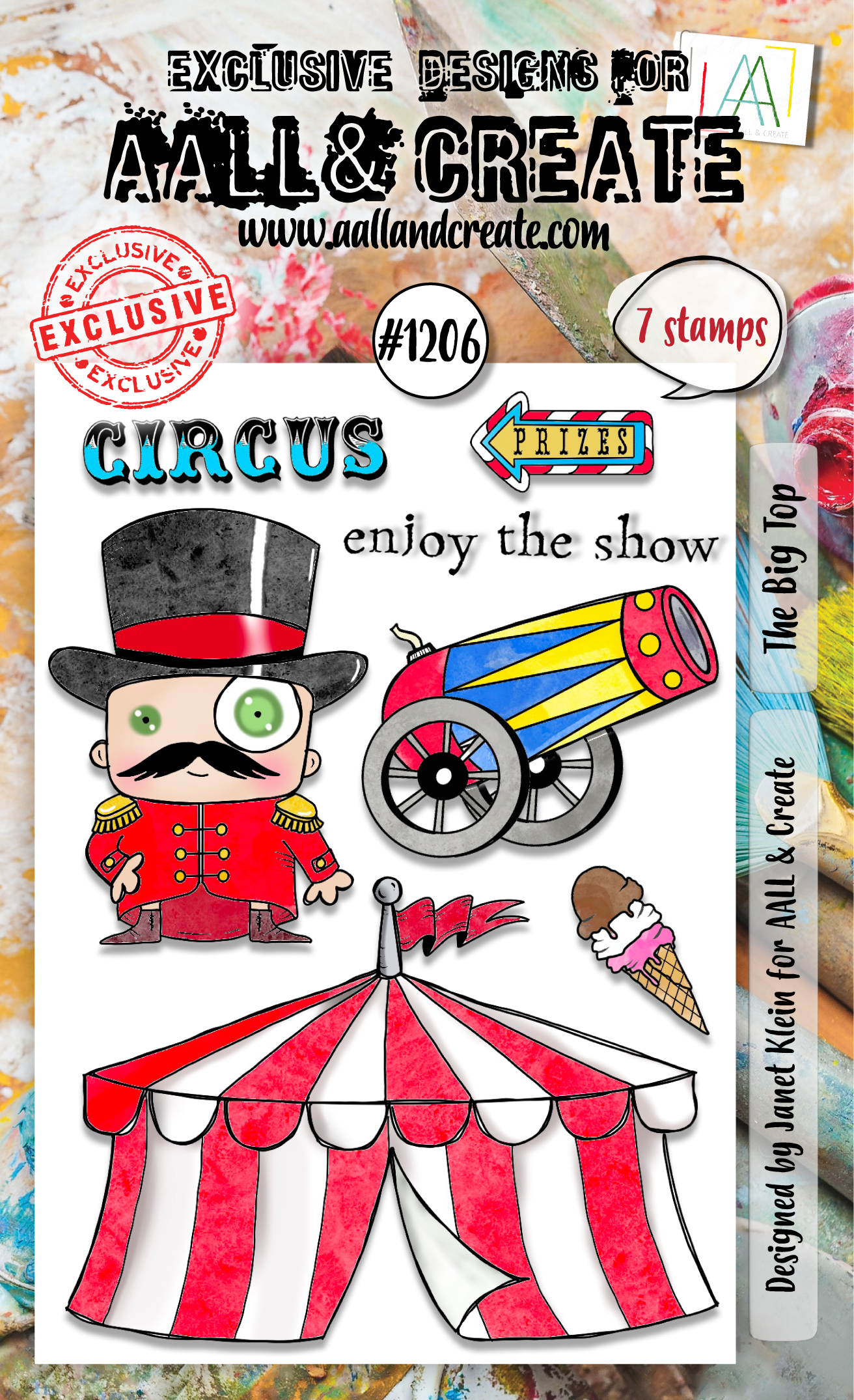 AALL and Create - A6 Stamp Set - The Big Top