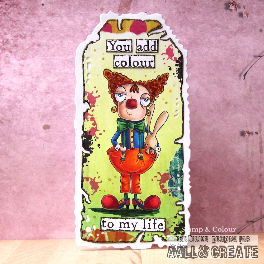 AALL and Create - A7 Stamp Set - Clown Dee