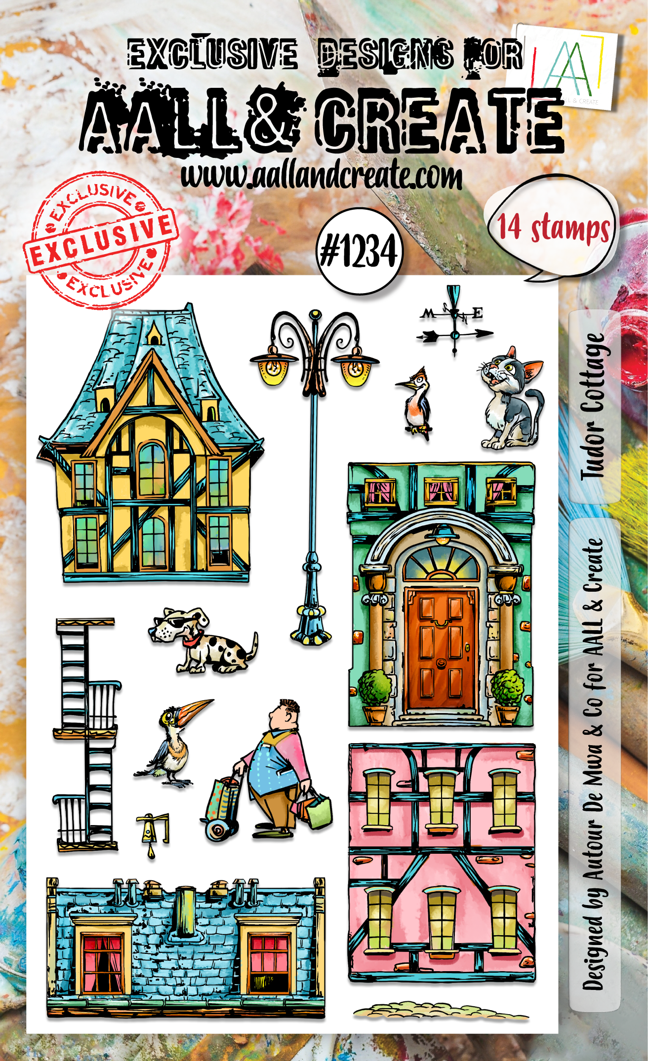 AALL and Create - A6 Stamp Set - Tudor Cottage