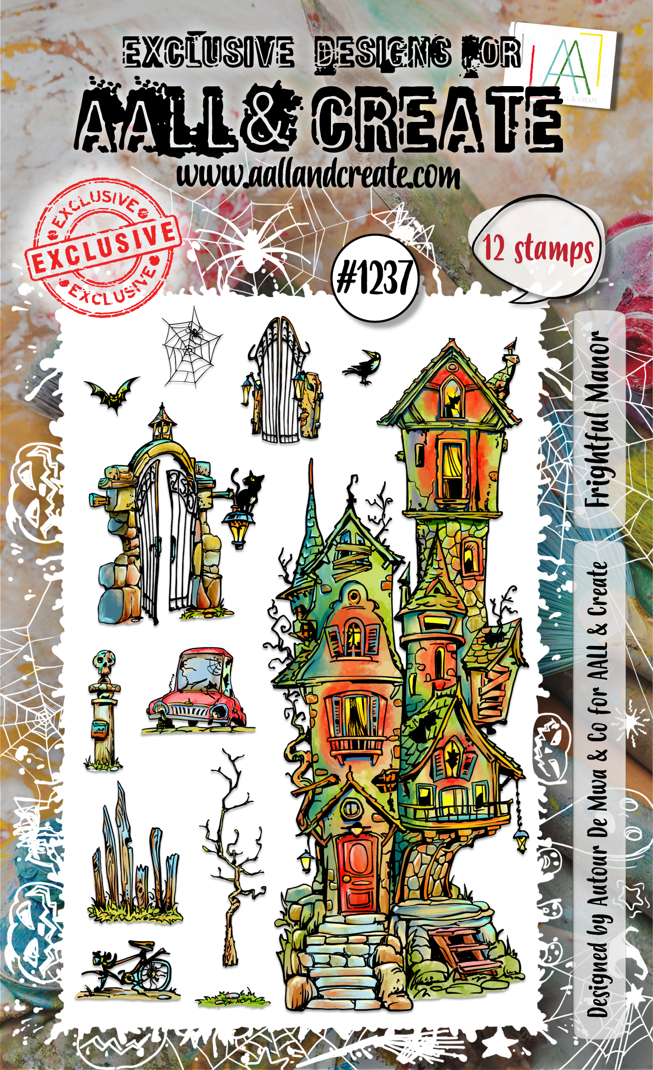 AALL and Create - A6 Stamp Set - Frightful Manor