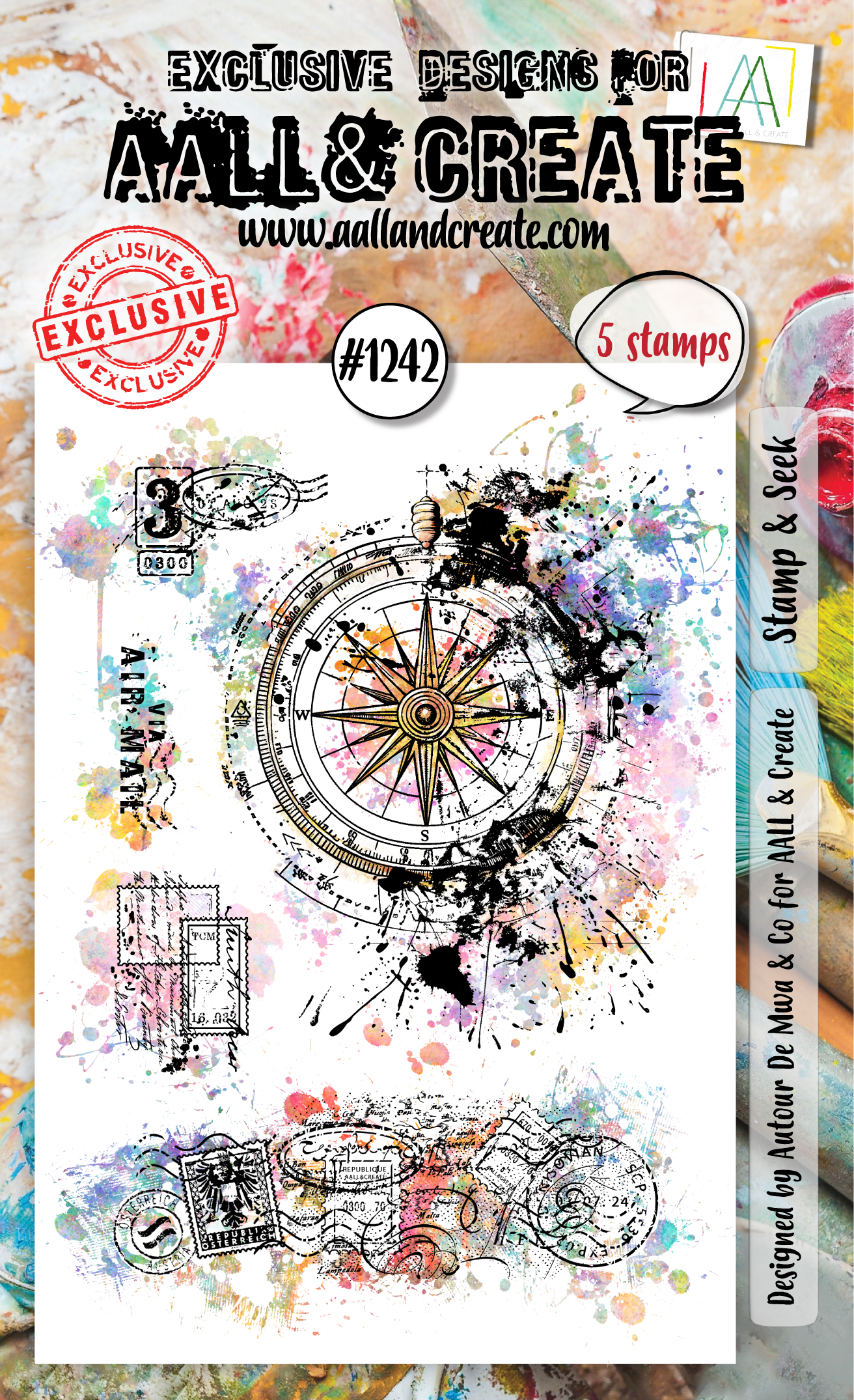 AALL and Create - A6 Stamp Set - Stamp & Seek