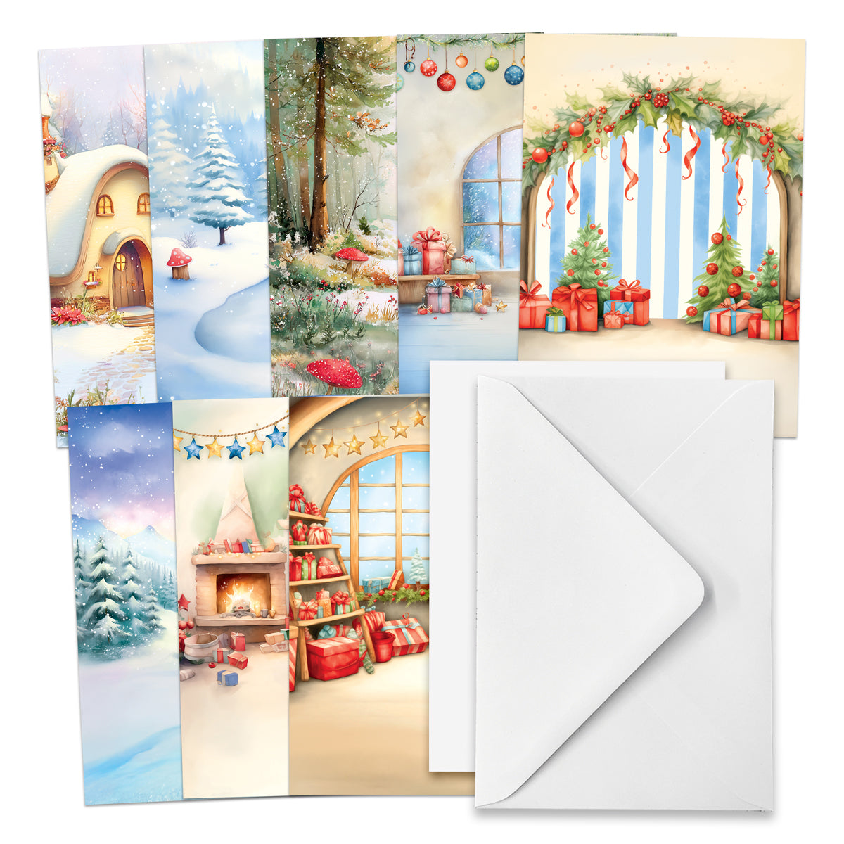 Cosy Christmas Gnomes, Card Making Kit