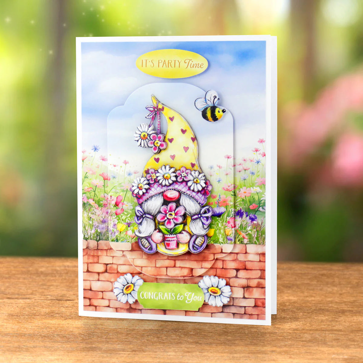 The Garden Gnomes Card Making Kit