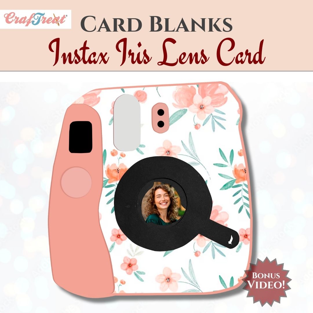 CrafTreat Card Blanks - Instax Iris Lens Card