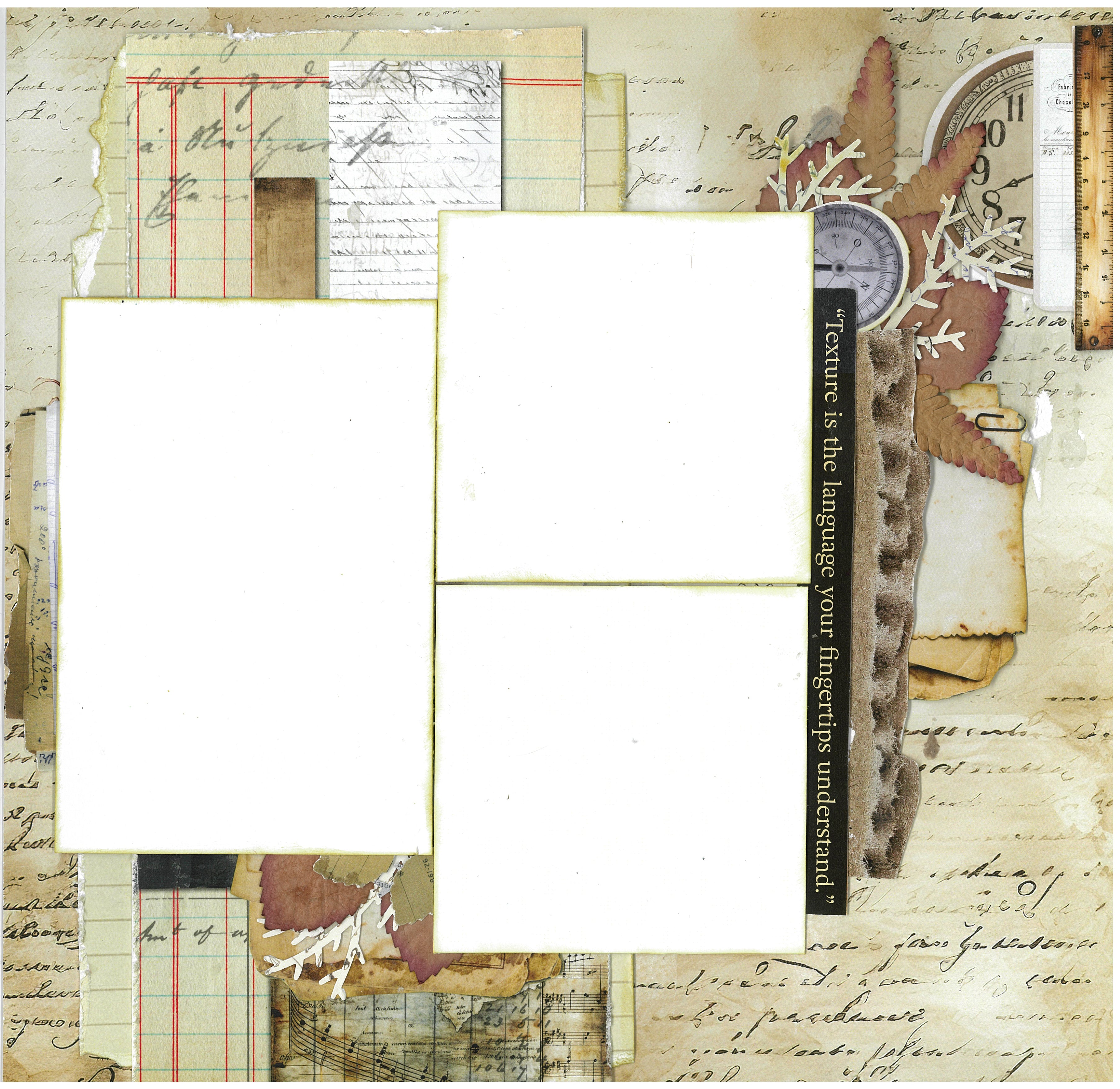 3Quarter Designs Paper Tales 12x12 Designer Paper & Diecuts Set