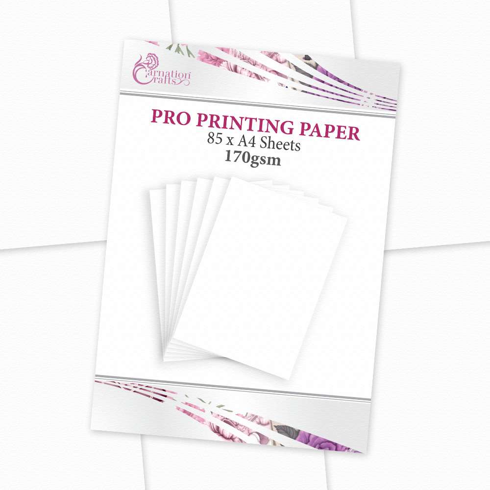 Carnation Crafts Pro Printing Paper 170gsm (85 A4 sheets)