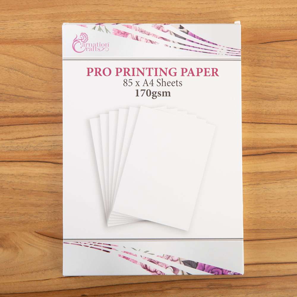 Carnation Crafts Pro Printing Paper 170gsm (85 A4 sheets)