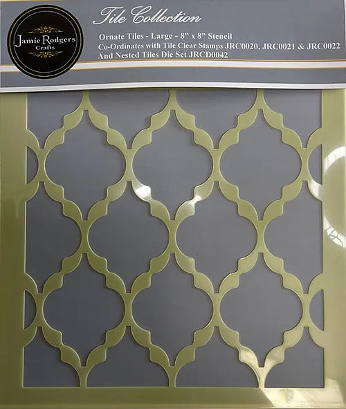 Jamie Rodgers Crafts - Ornate Tiles Stencil Set - Large