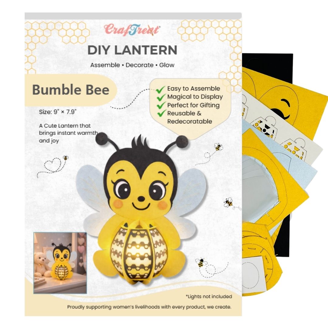 CrafTreat DIY Paper Lanterns - Bumble Bee