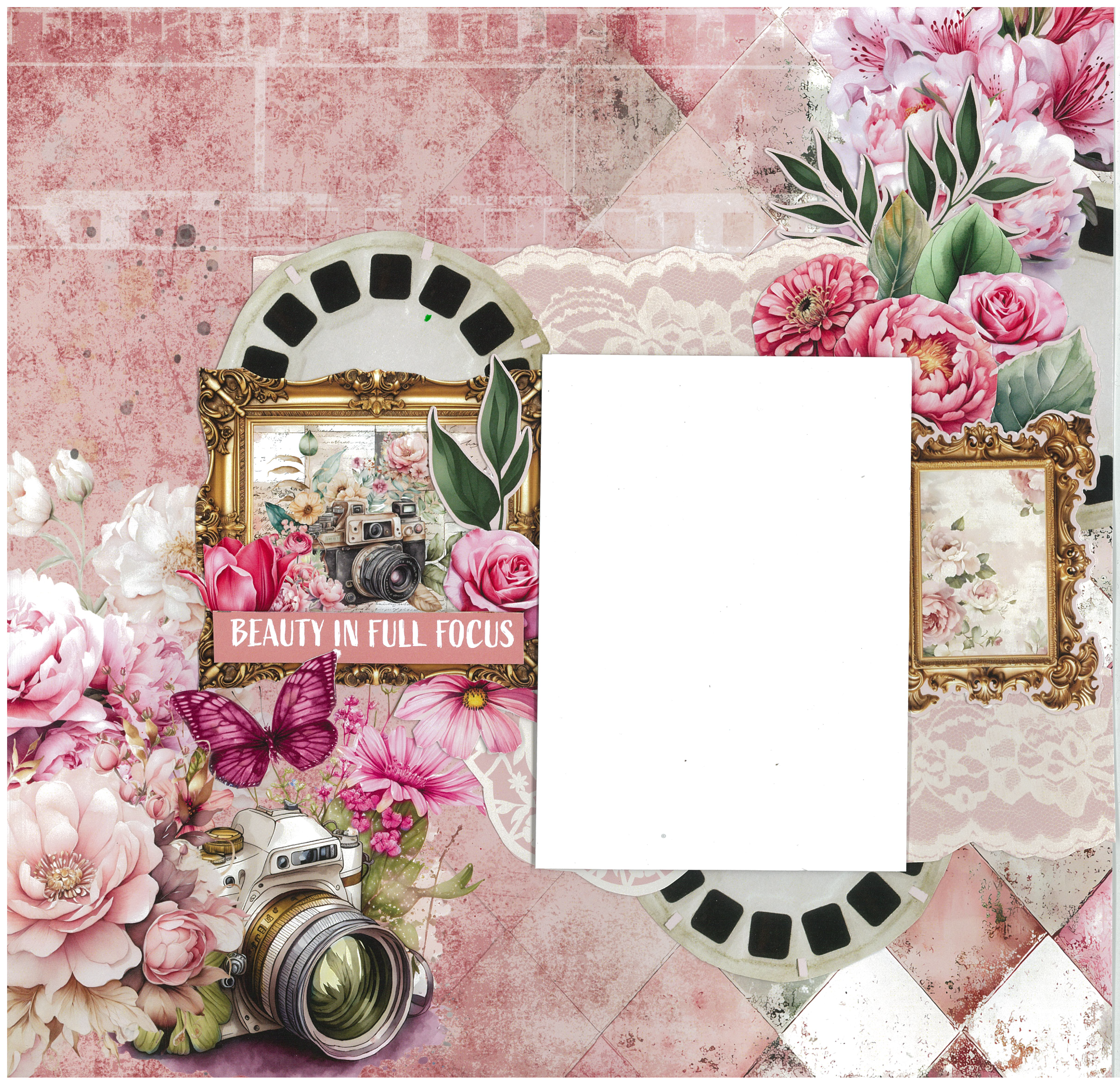 3Quarter Designs Shutter Glam 12x12 Designer Paper & Diecuts Set