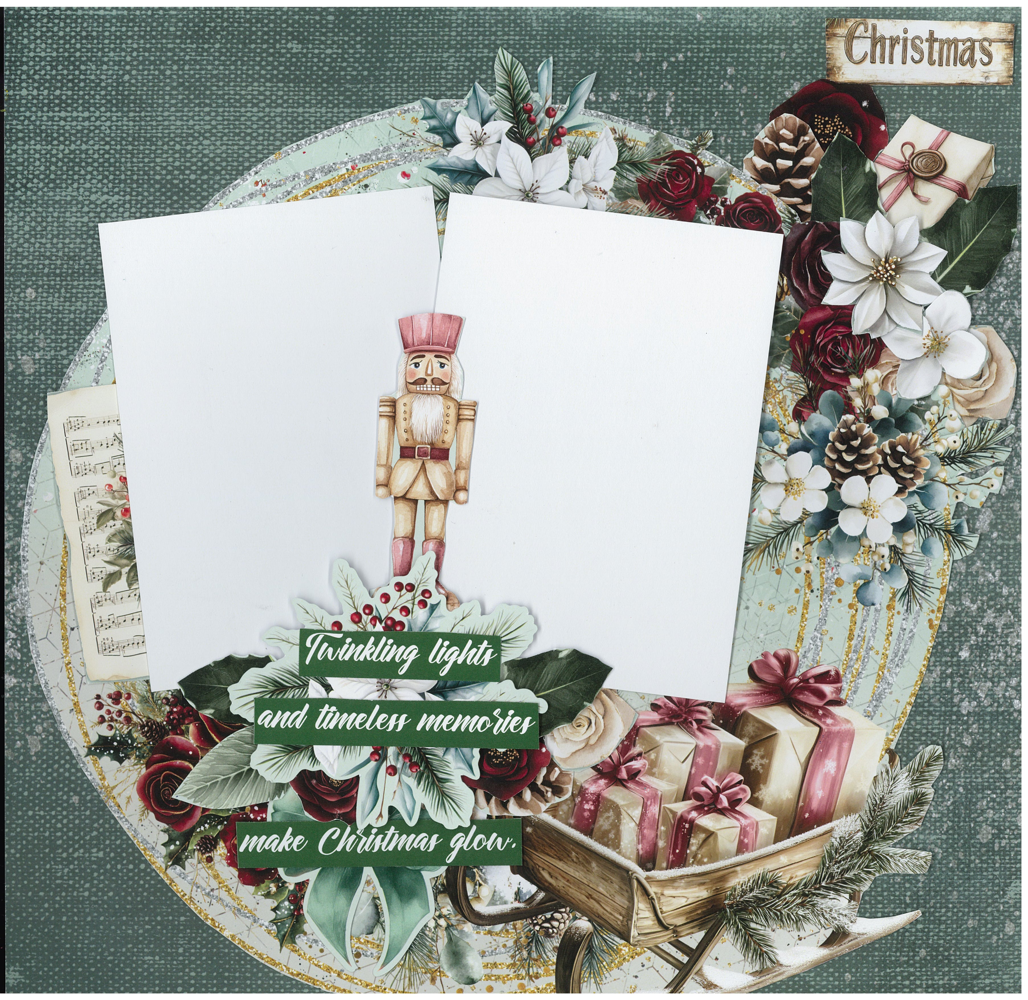 3Quarter Designs Silent Night 12x12 Designer Paper & Diecuts Set
