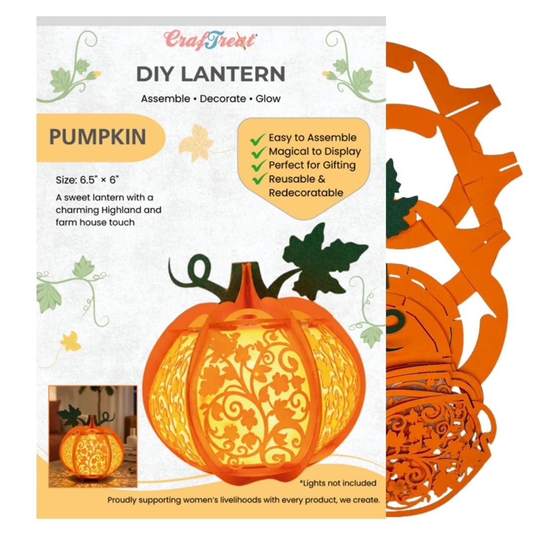 CrafTreat DIY Lantern - Pumpkin               