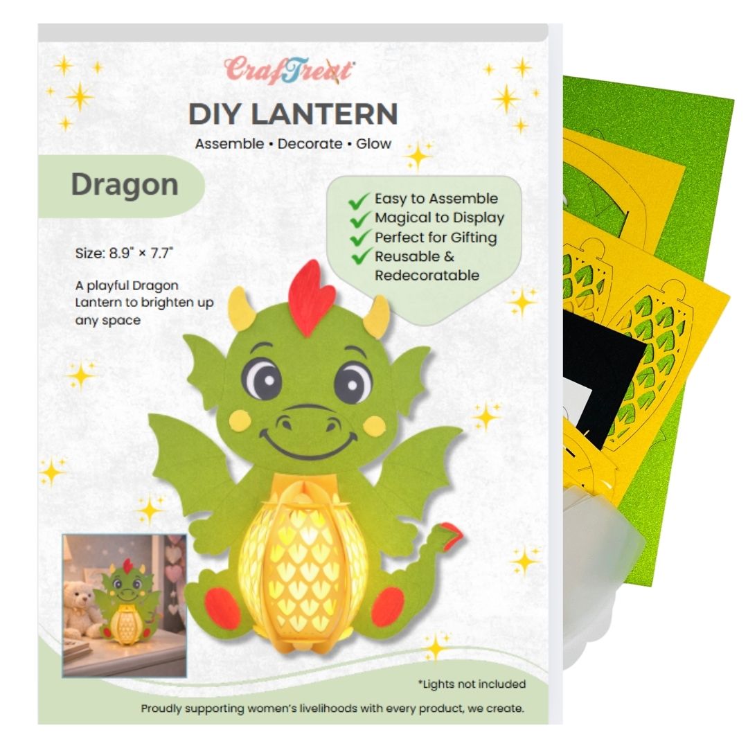CrafTreat DIY Paper Lanterns - Dragon