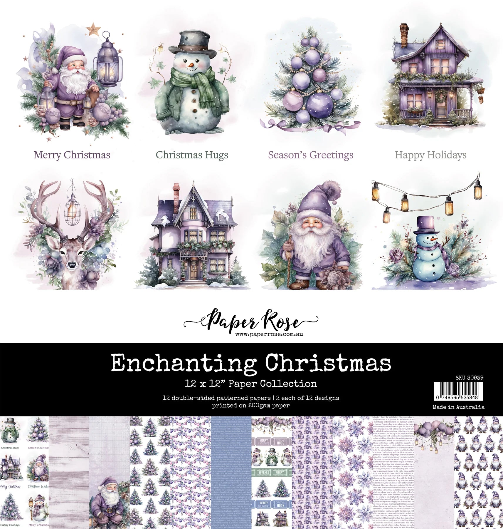 Enchanting Christmas 12x12 Paper Collection