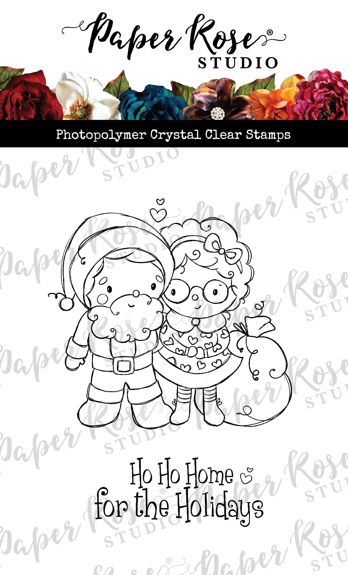 Mr & Mrs Santa Claus Clear Stamp 32661