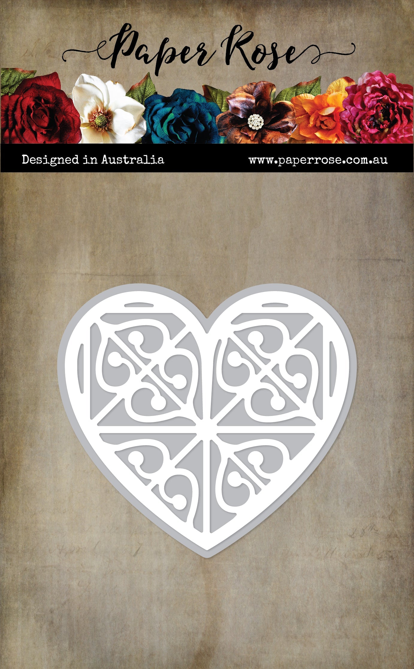 Patterned Heart Metal Cutting Die 33873