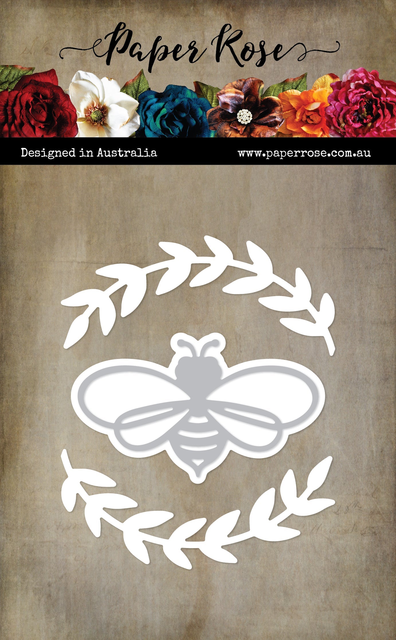 Honeybee Wreath Metal Die 33903