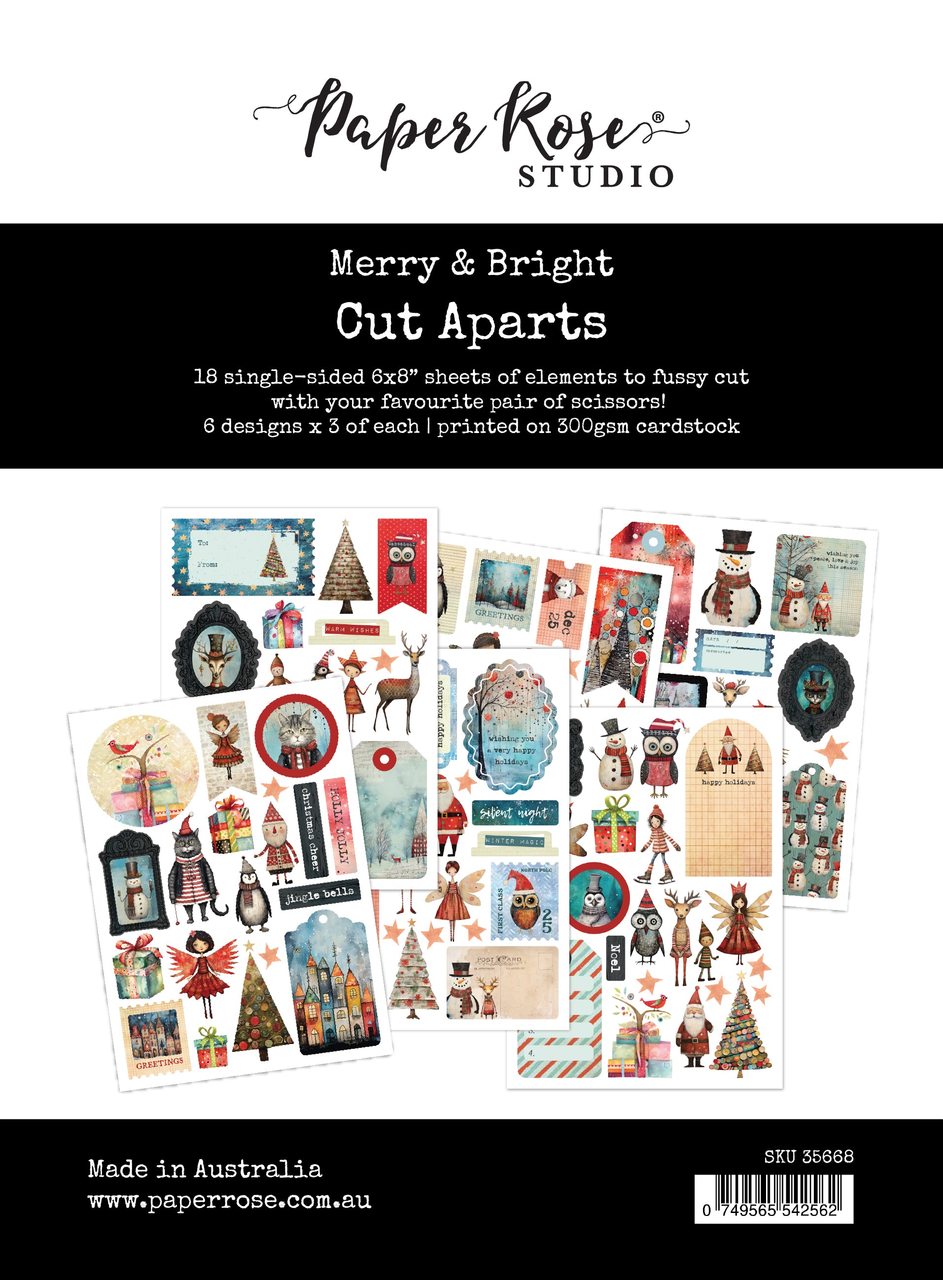 Merry and Bright Cut Aparts 35668