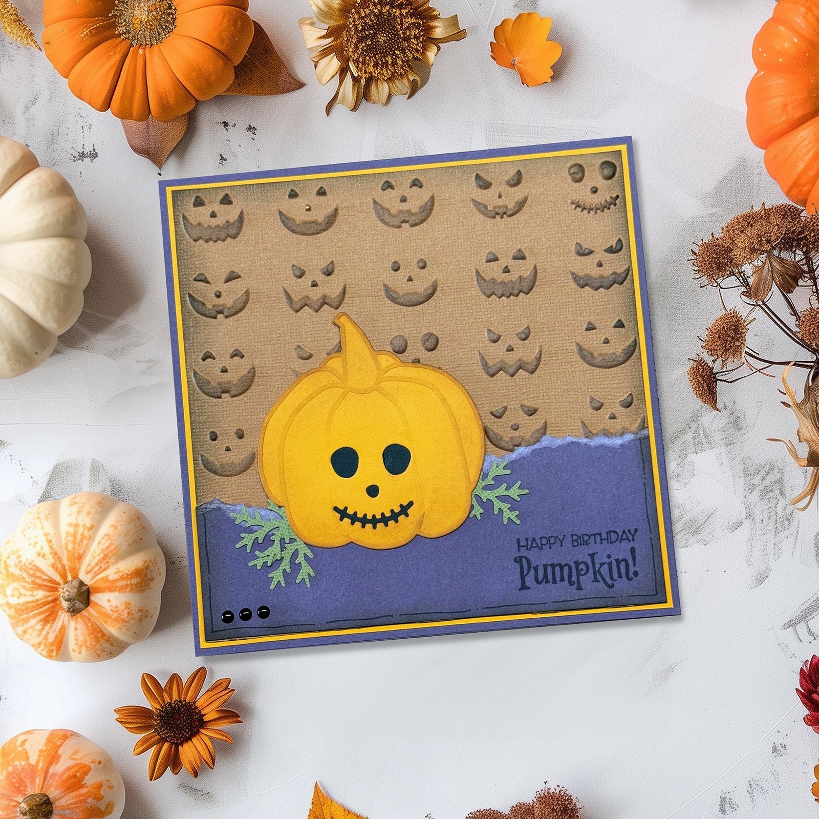 Vaessen Creative • Cutting Dies Pumpkin Faces 4pcs