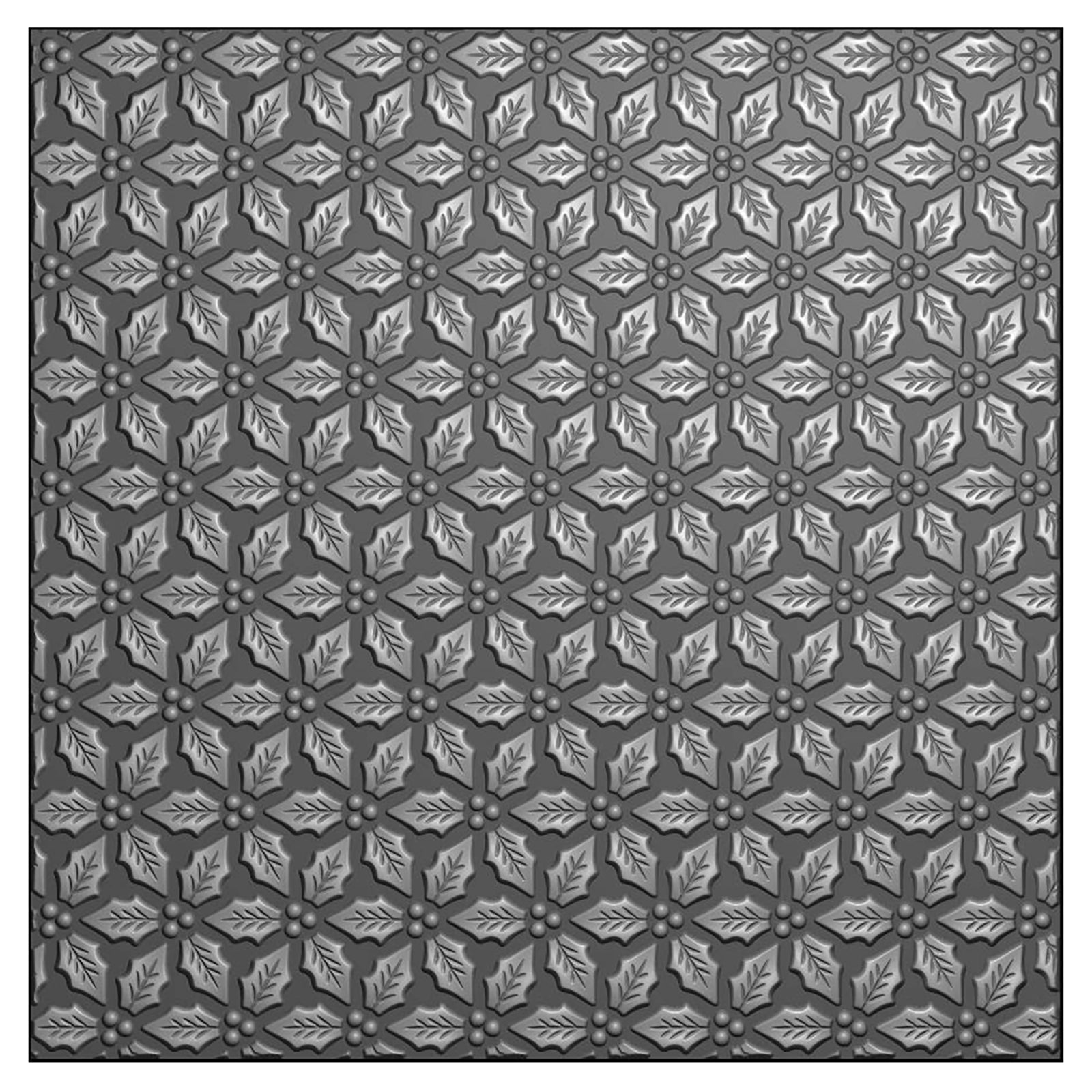 Vaessen Creative • 3D Embossing Folder Holly Leaves 15x15cm