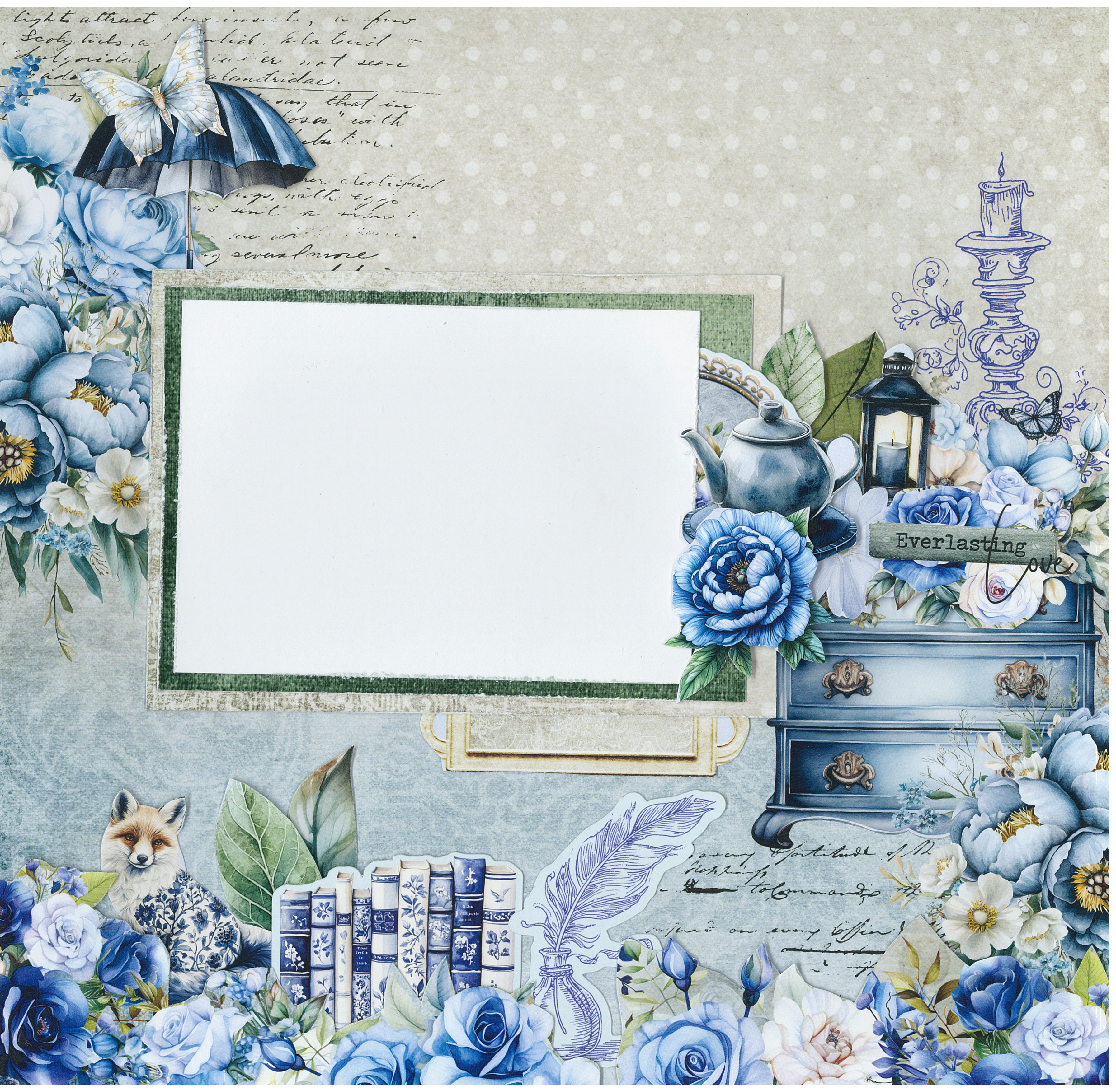 3Quarter Designs Twilight Ink 12x12 Design Paper & Diecuts Set
