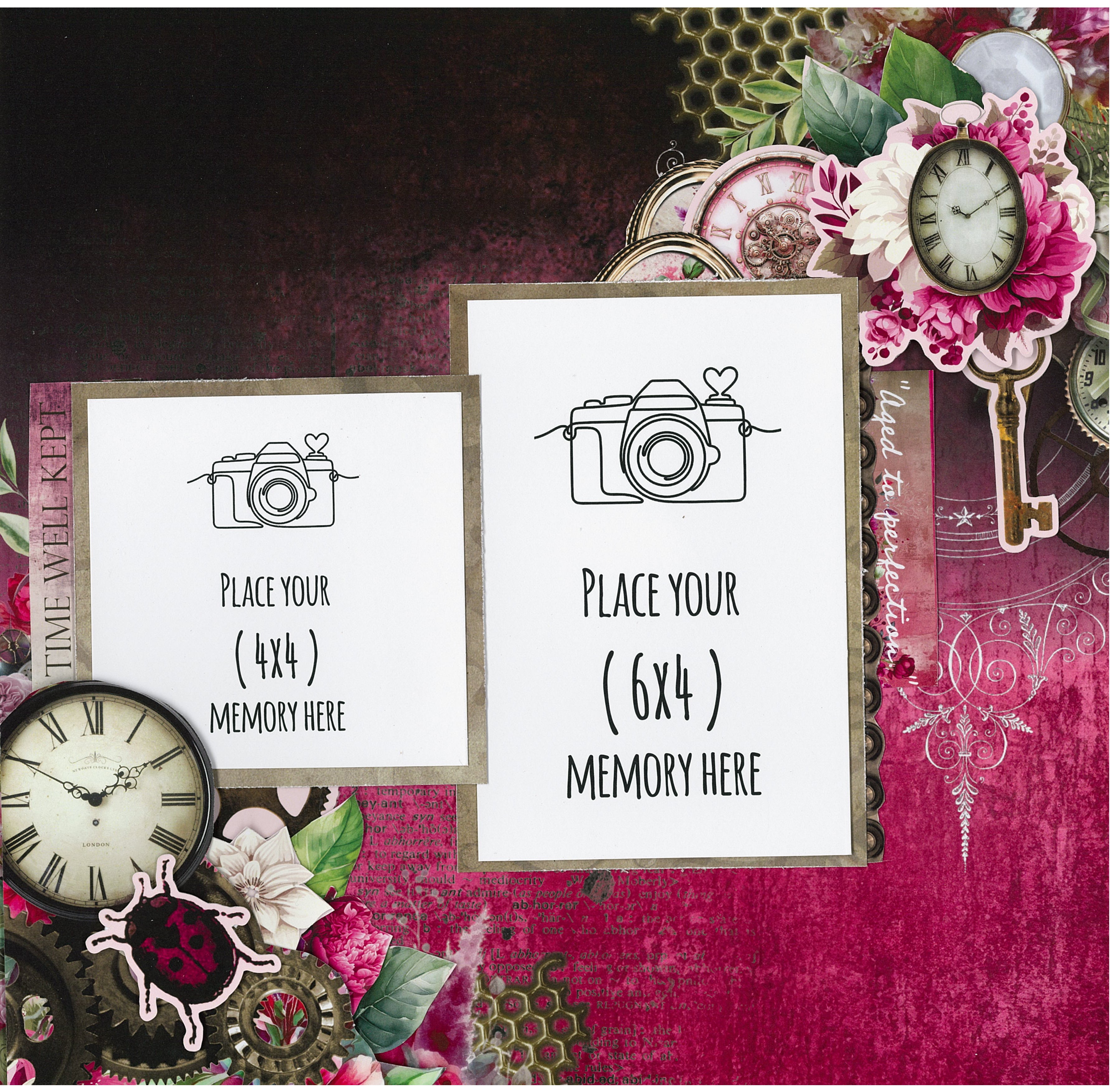 3Quarter Designs Mrs Aeronaut 12x12 Designer Paper & Diecuts