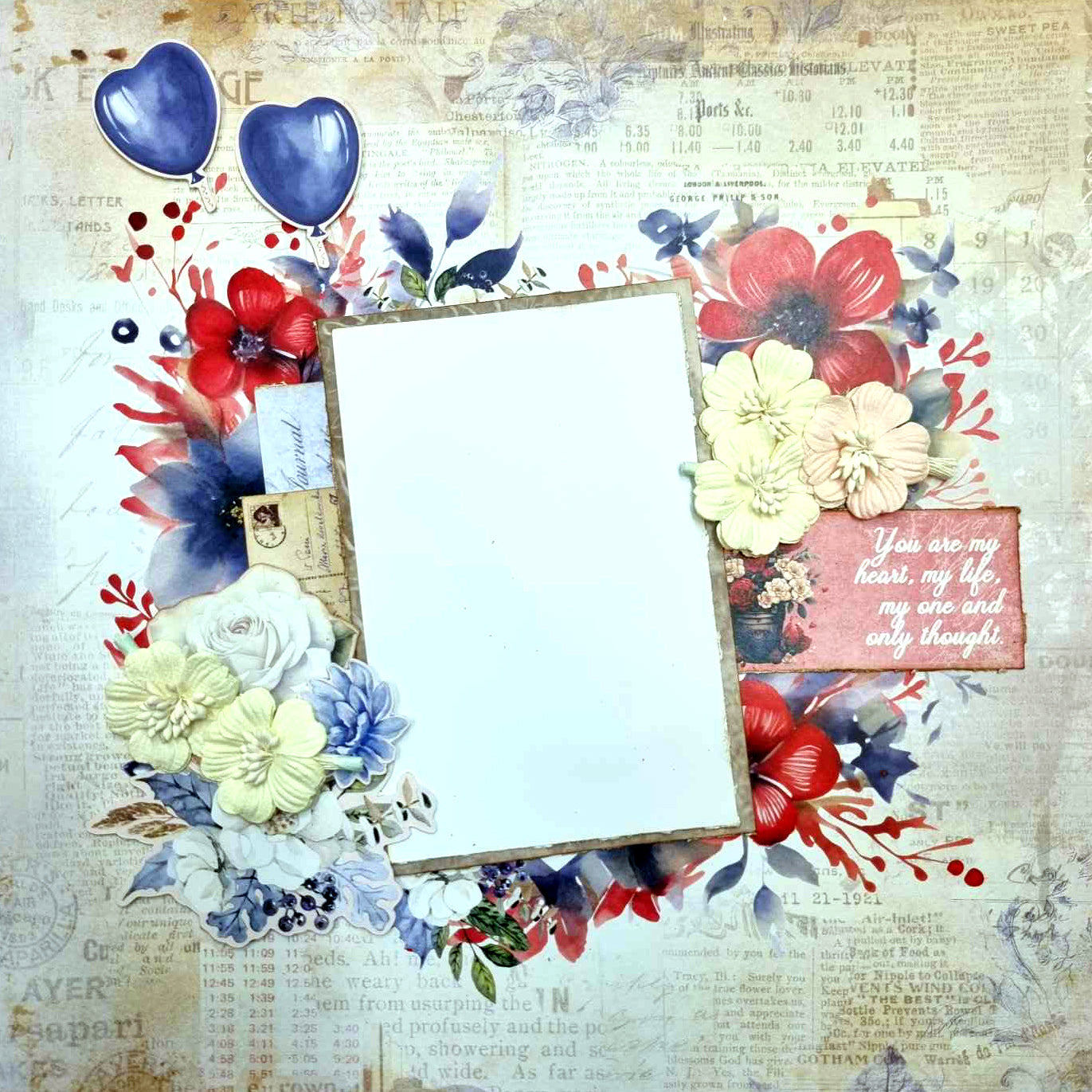 3Quarter Designs Love You 12x12 Scrapbook Collection