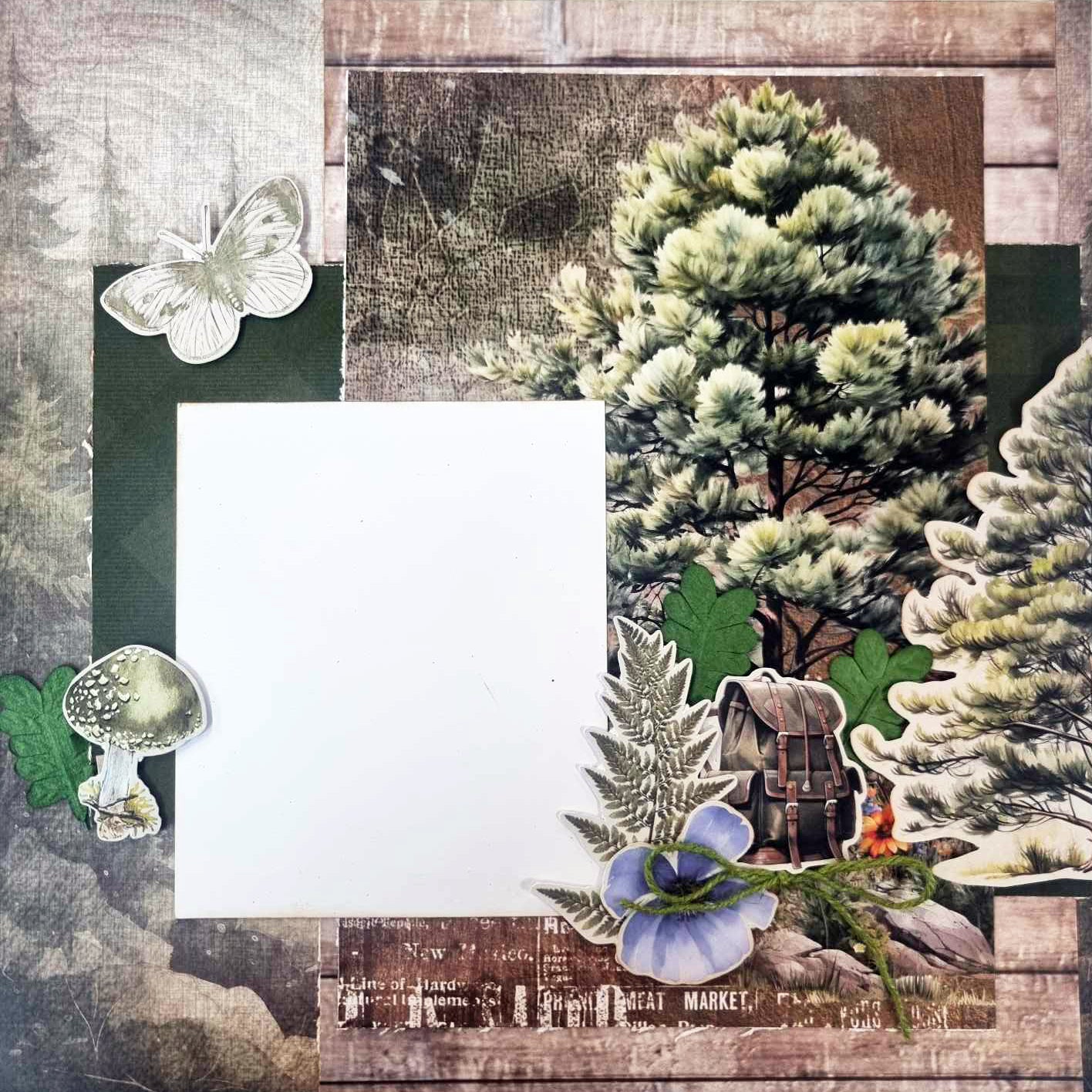 3Quarter Designs Idyllic Woods 12x12 Scrapbook Collection