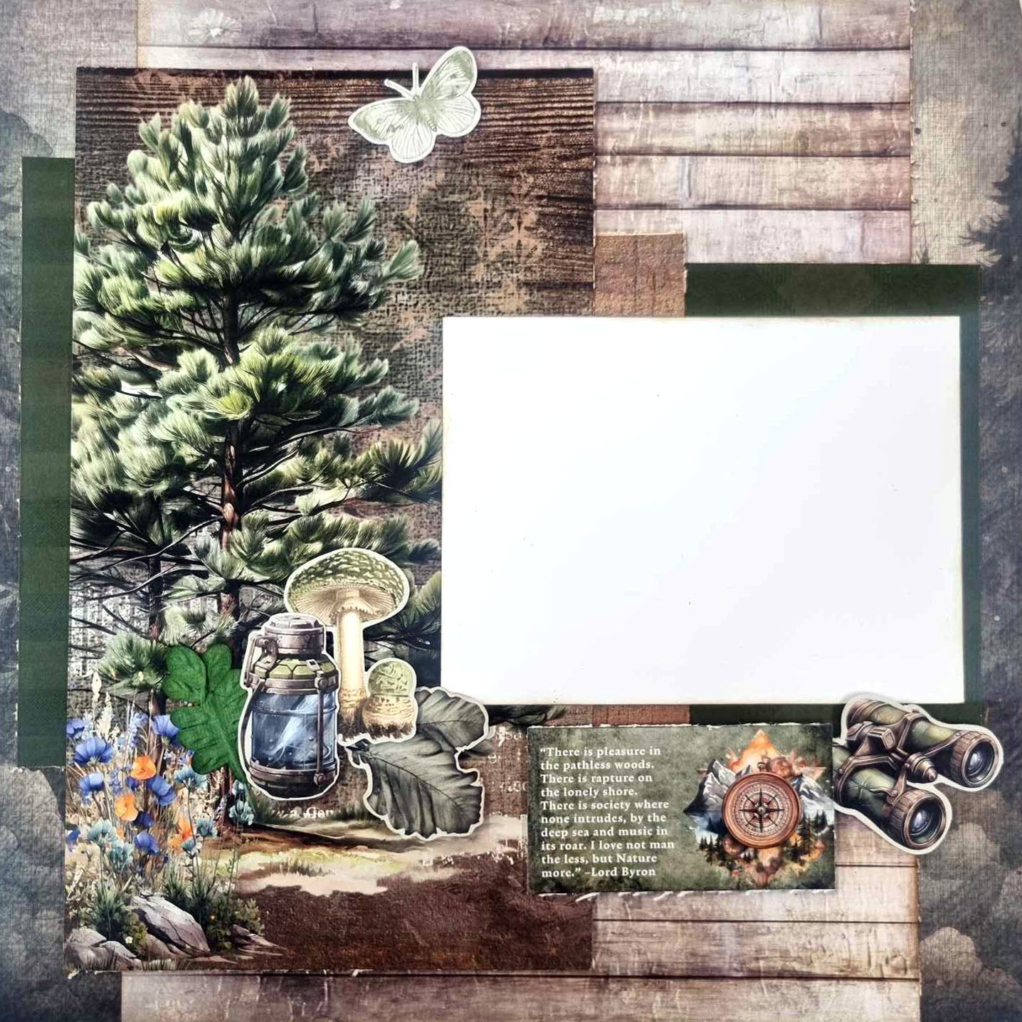 3Quarter Designs Idyllic Woods 12x12 Scrapbook Collection