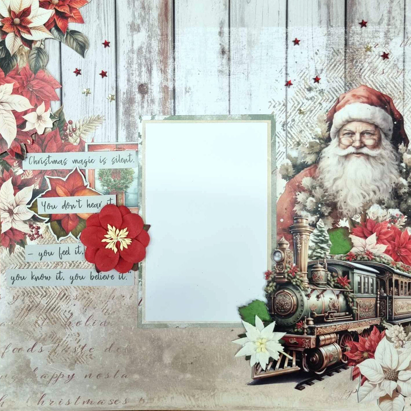 3Quarter Designs Xmas Magic 12x12 Design Paper & Diecuts Set