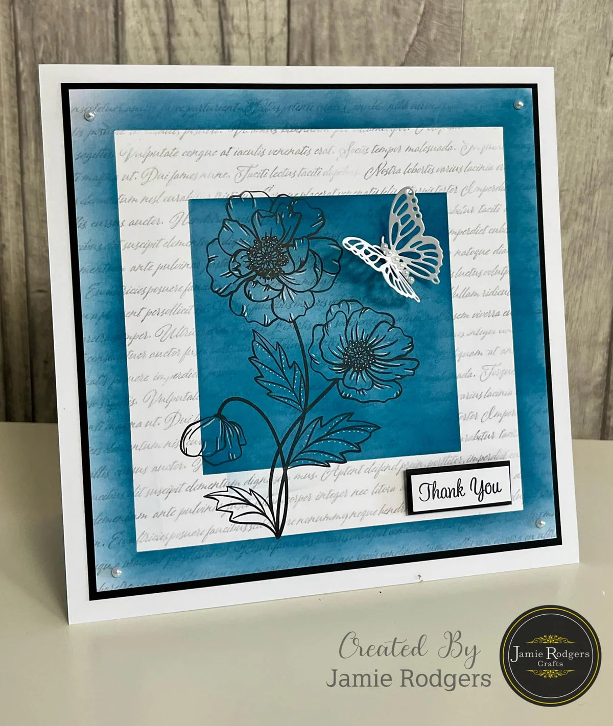 Jamie Rodgers Crafts - Anemone A6 Clear Stamp Set