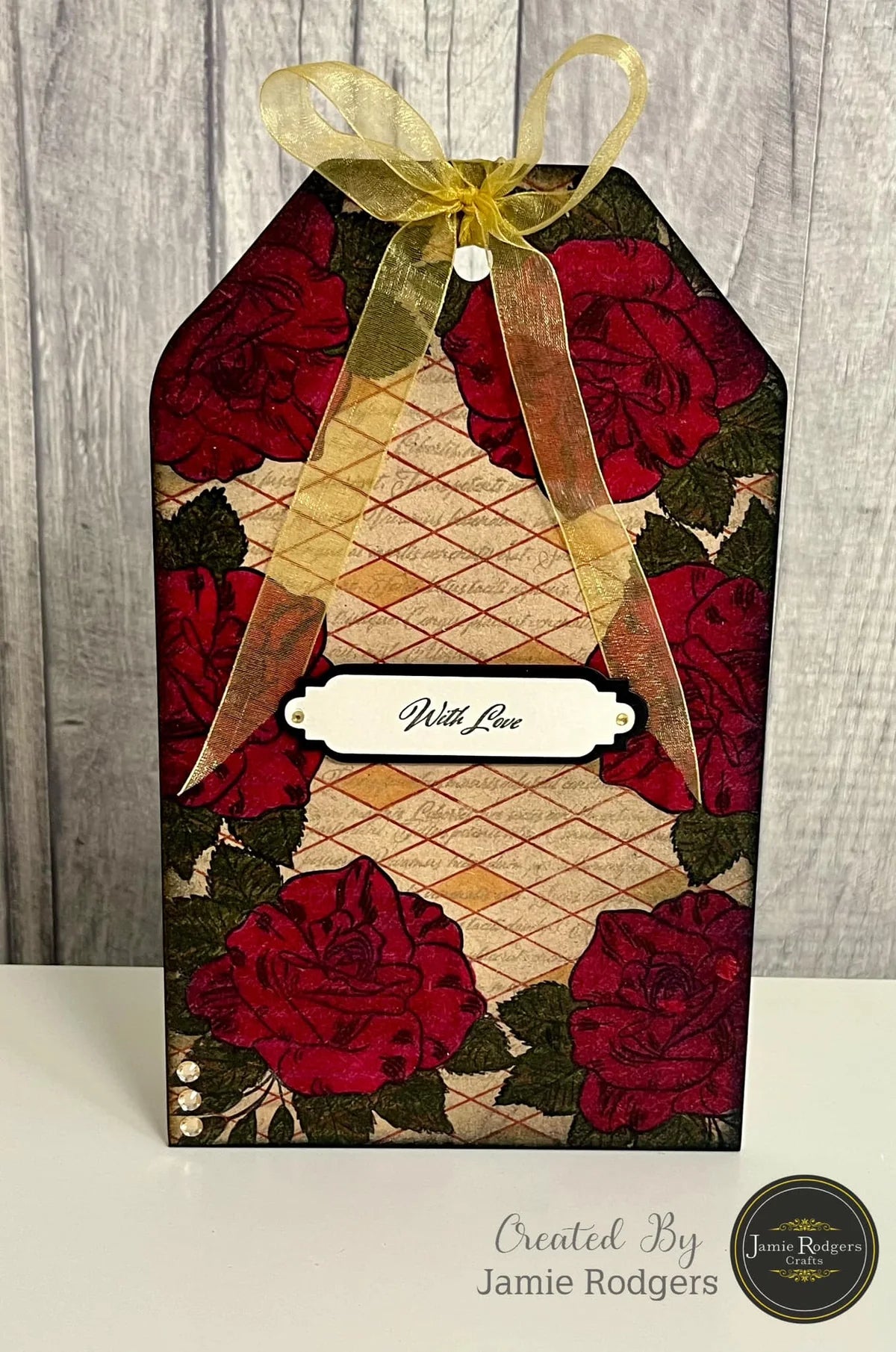 Jamie Rodgers Crafts - Rose A6 Clear Stamp Set