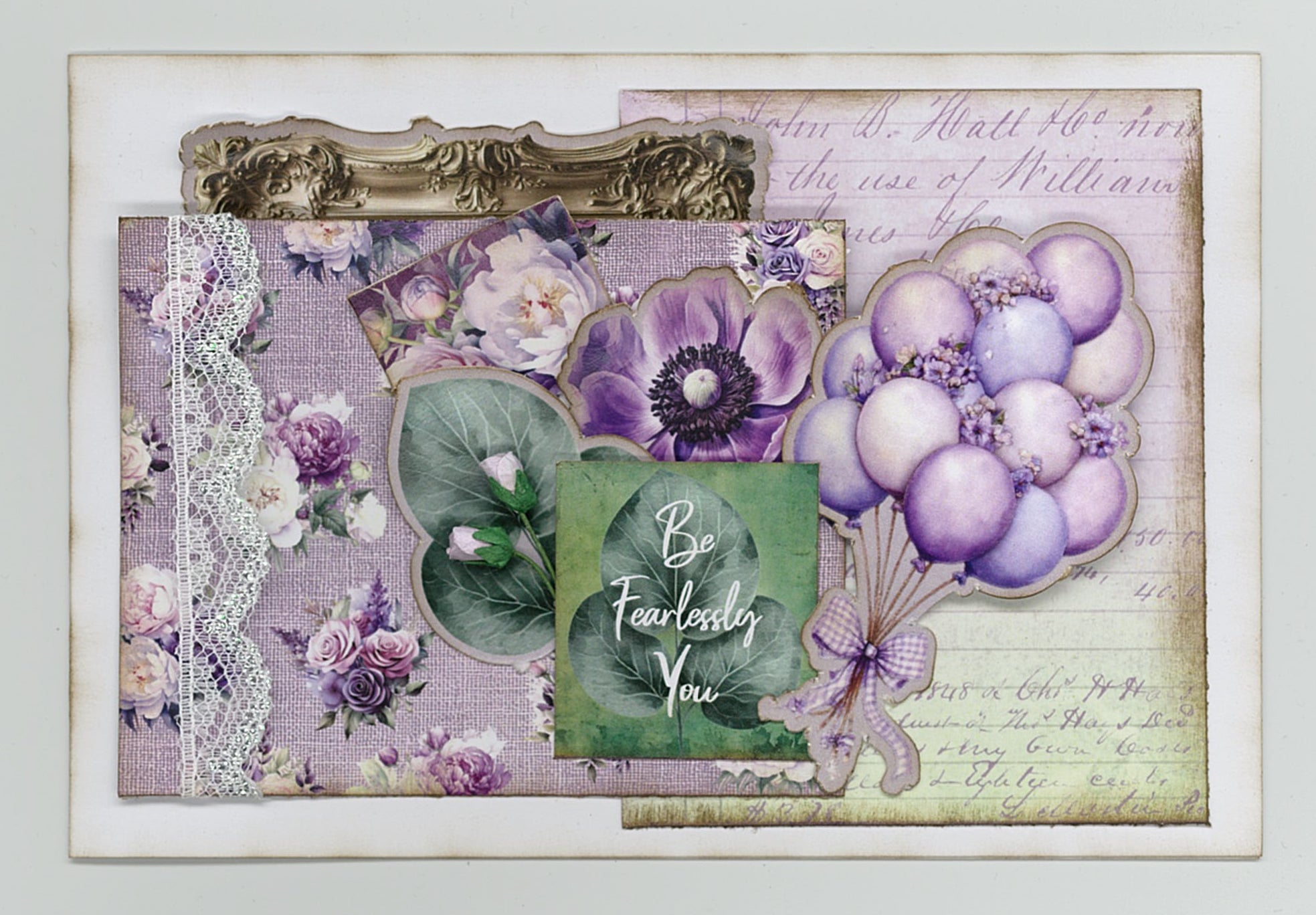 3Quarter Designs Violet Dreams 6x4 Card Pack