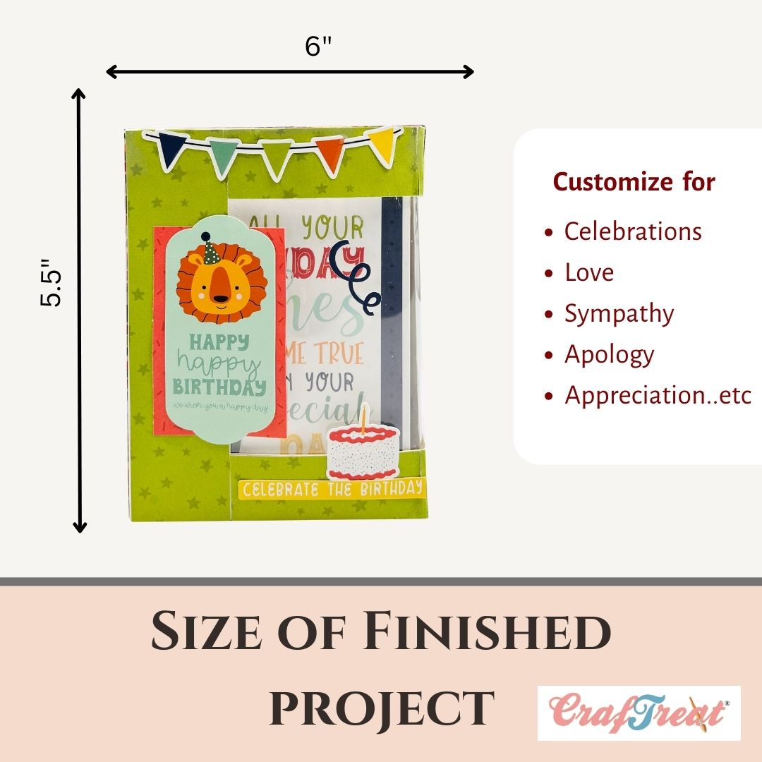 CrafTreat Box Blank - Acetate Window Card Box