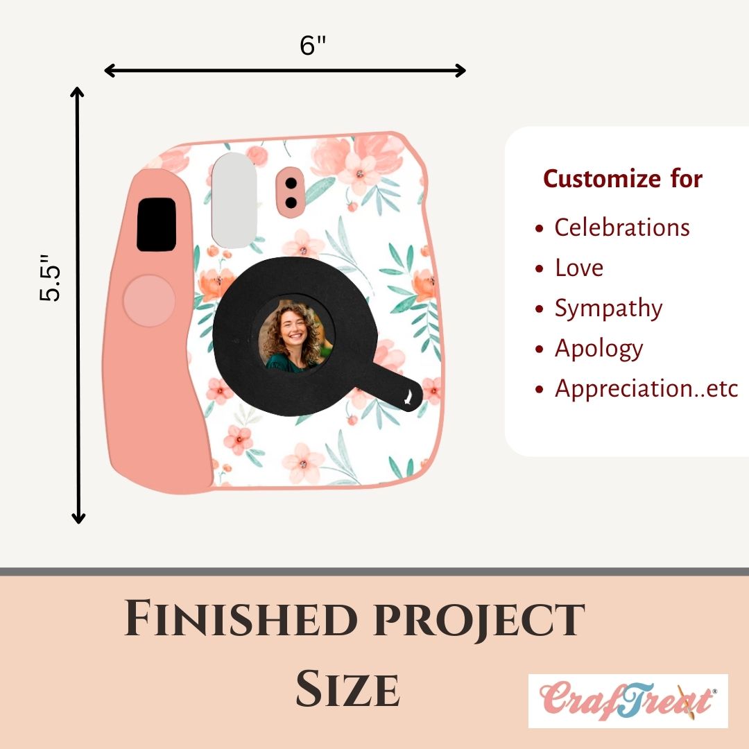 CrafTreat Card Blanks - Instax Iris Lens Card