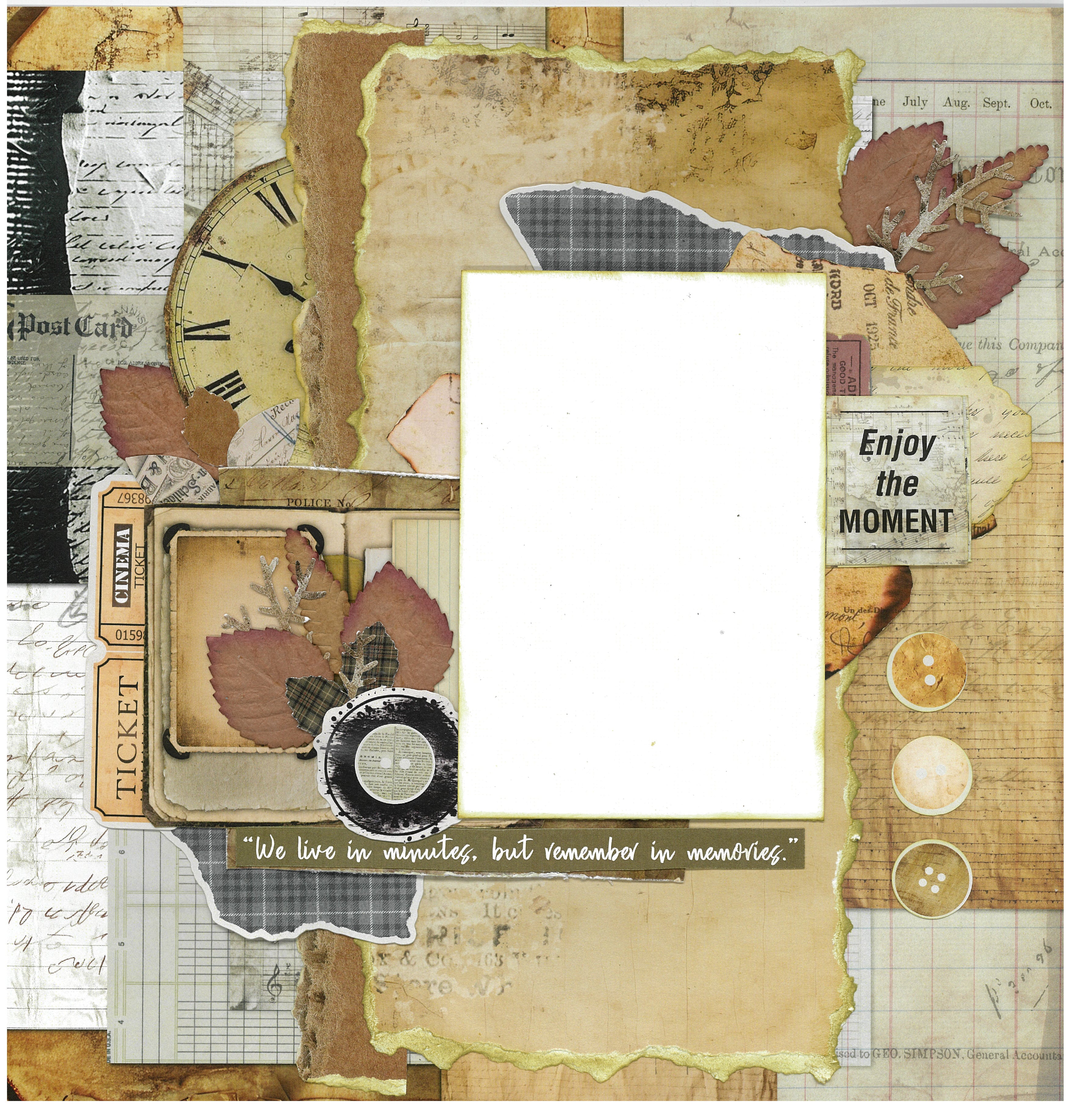 3Quarter Designs Paper Tales 12x12 Designer Paper & Diecuts Set