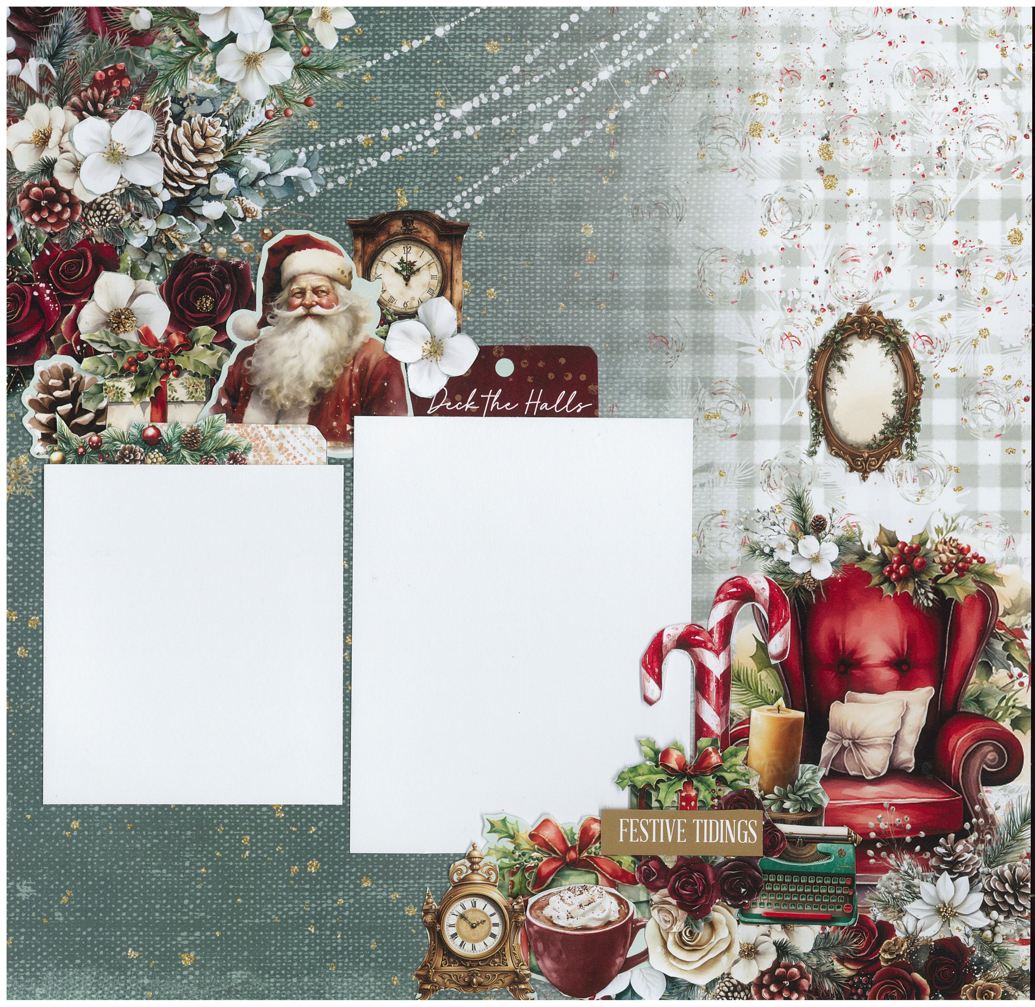 3Quarter Designs Silent Night 12x12 Designer Paper & Diecuts Set