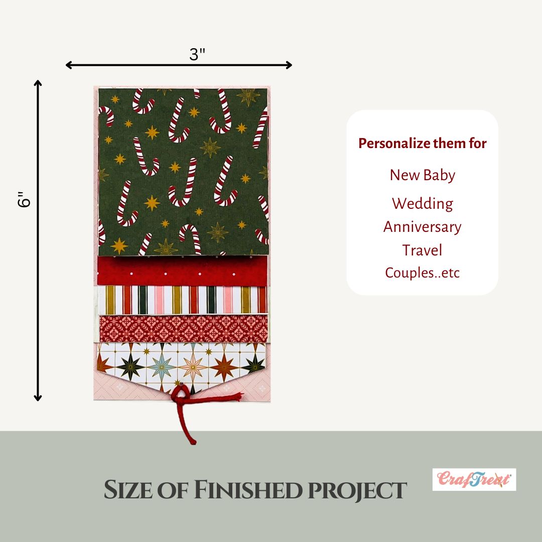 CrafTreat Scrapbook Blank Precut Base - Waterfall Mechanism White - 3"x3"