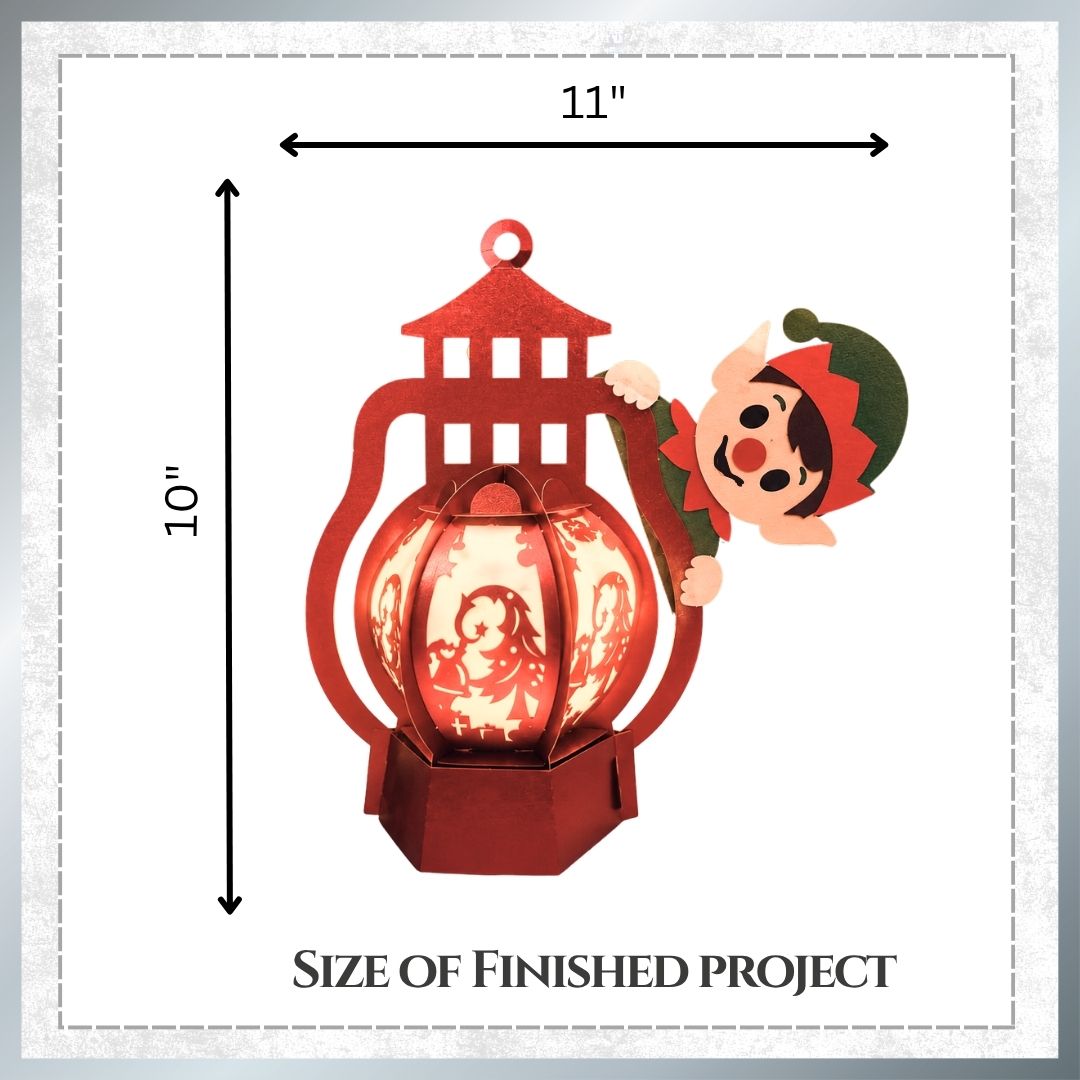 CrafTreat DIY Paper Lanterns - Elf Peeking