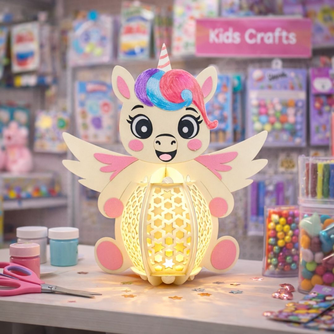 CrafTreat DIY Paper Lanterns - Unicorn