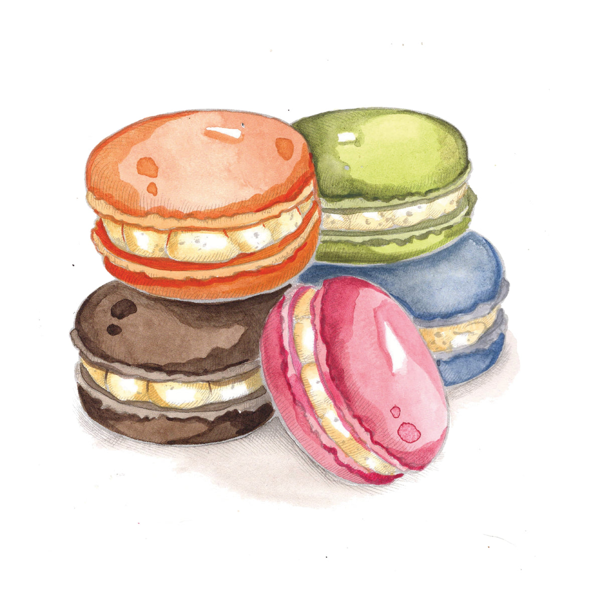 Willow Wolfe - Watercolor Workbook: Sweet Treats by Willow & Nya Wolfe