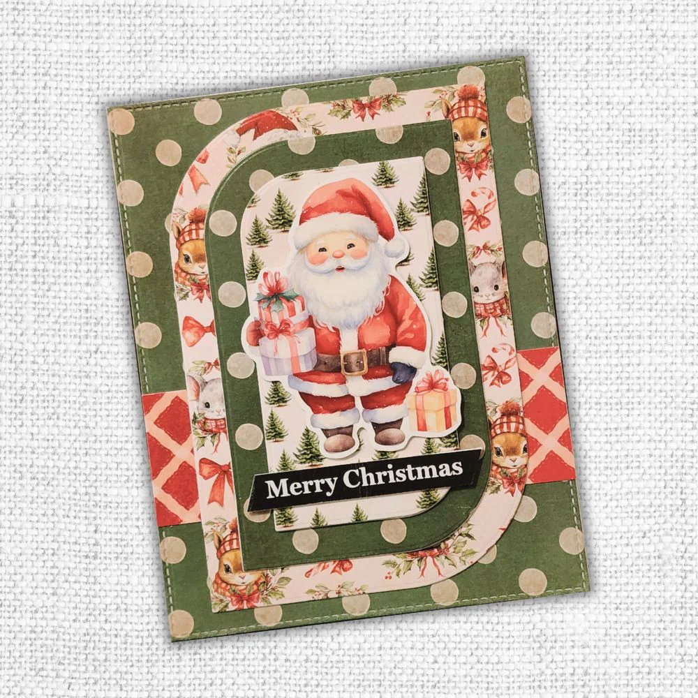 Woodland Christmas Embossed Die Cuts 33033