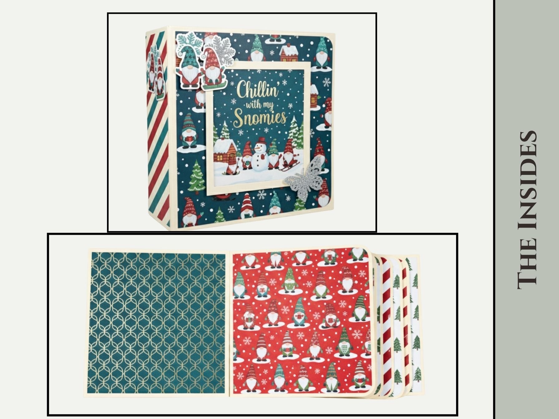 CrafTreat Scrapbook Blank Precut Album Base - Basic 8x8 - Ivory