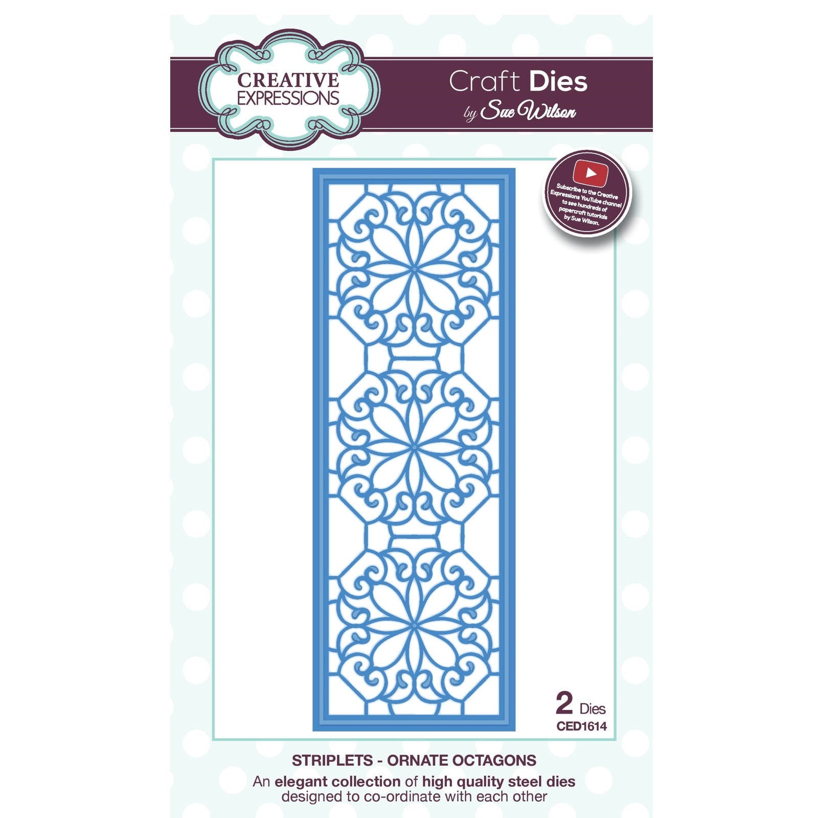 Sue Wilson Dies - Mini Striplet - Ornate Octagons