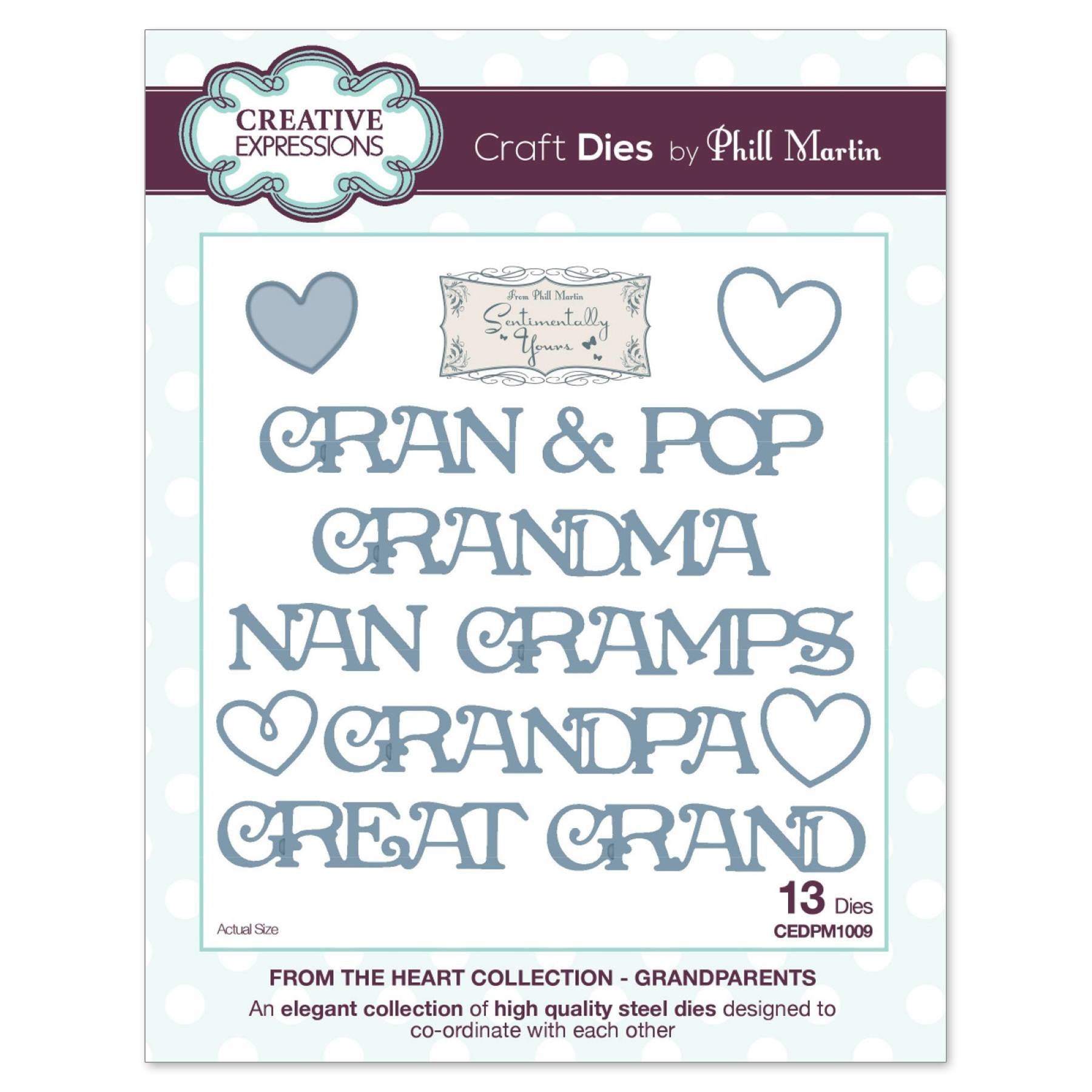 Phill Martin Sentimentally Yours: From the Heart Collection: Grandparents