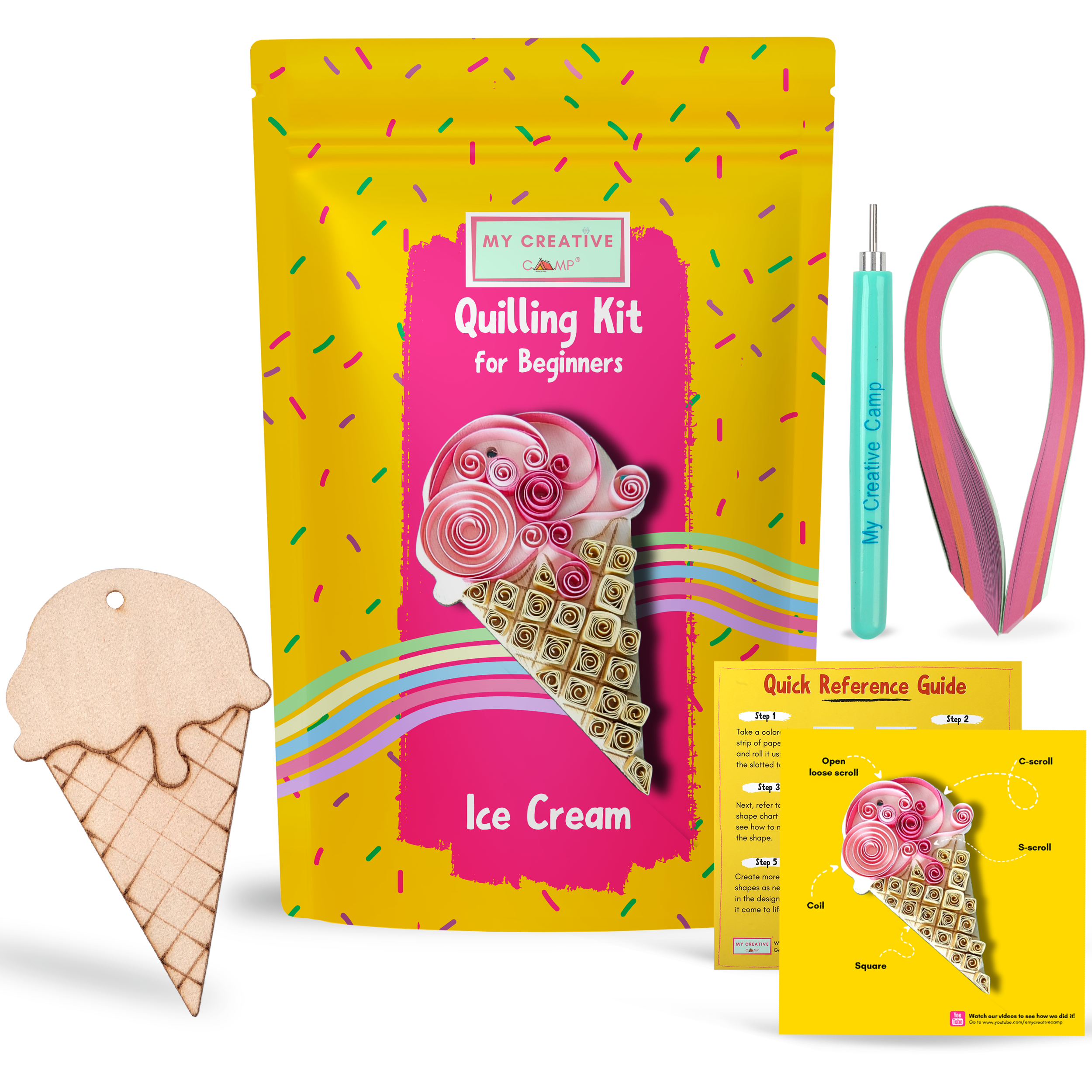 My Creative Camp Ice Cream Quilling Kit