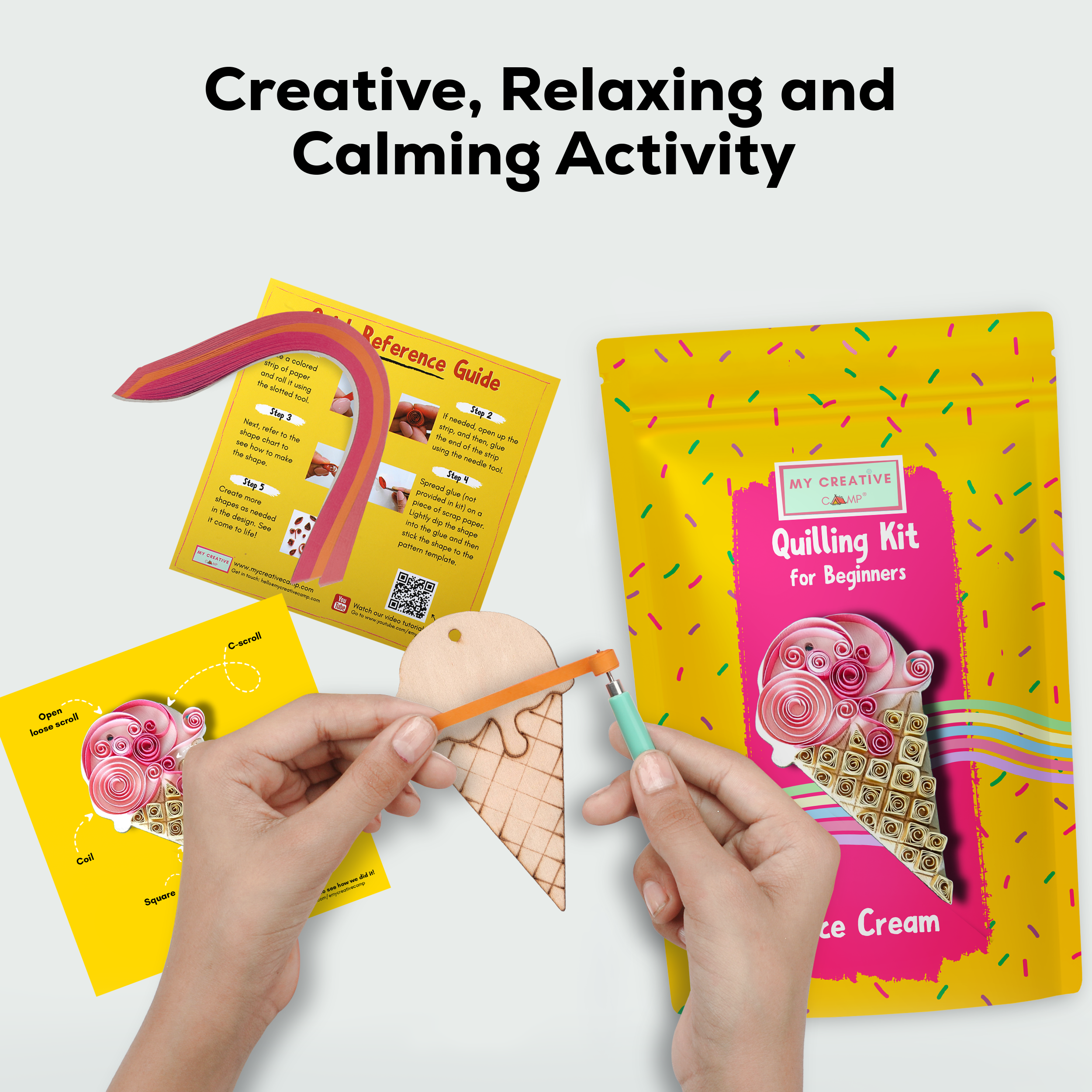 My Creative Camp Ice Cream Quilling Kit