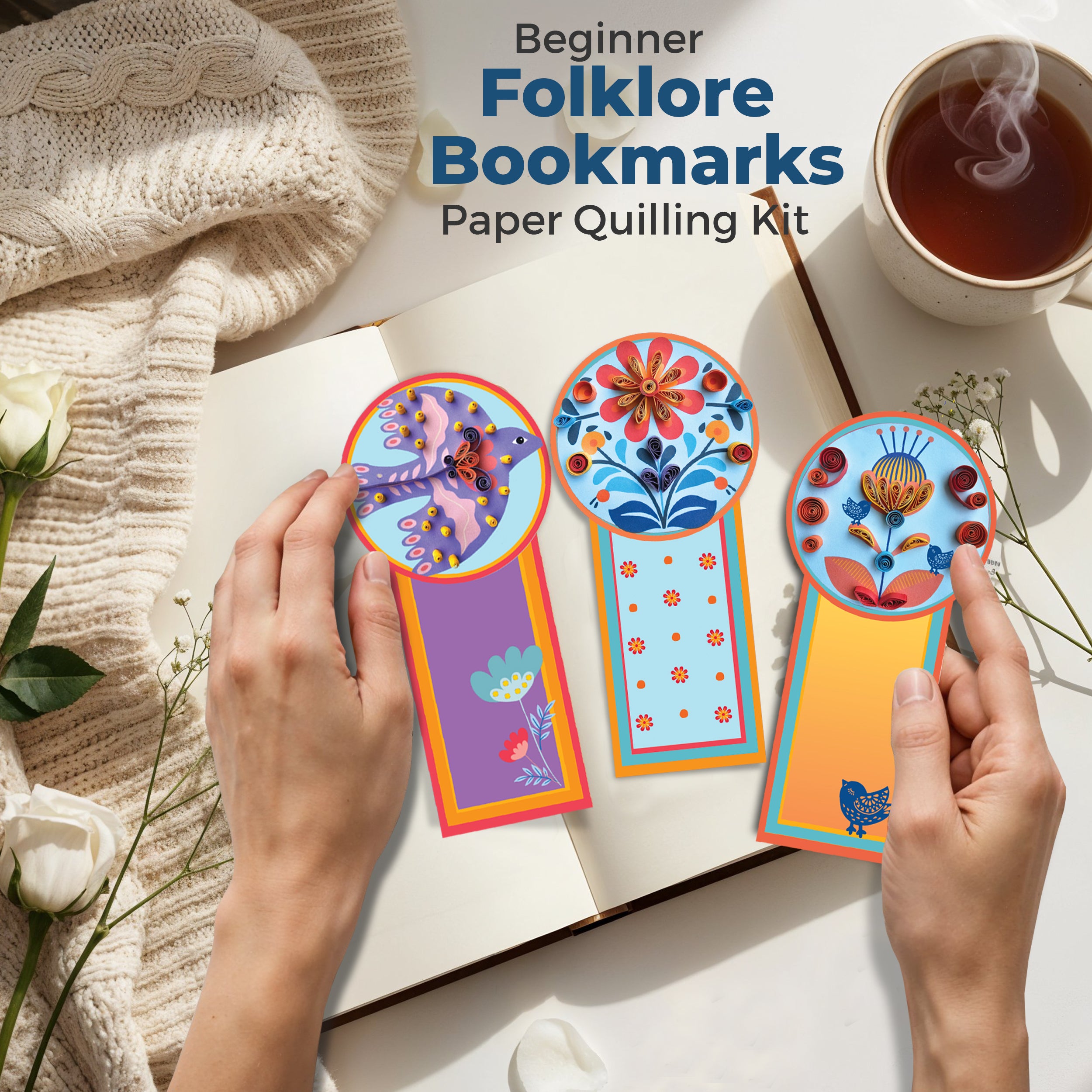 My Creative Camp Folklore Bookmarks Quilling Kit