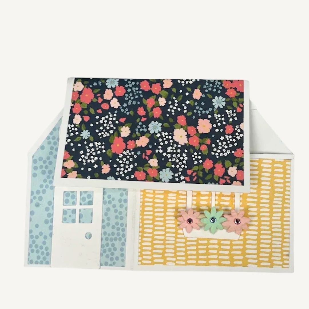 CrafTreat Card Blank - House Pop-up Card      