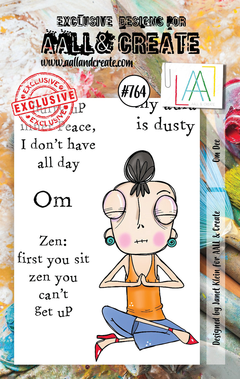 AALL and Create - A7 Stamp Set - Om Dee